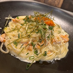 雲丹の濃厚クリームパスタ