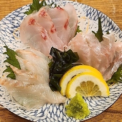 函館 刺し盛り三種盛り合わせ