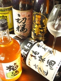 全国各地の日本酒、焼酎を揃えています。ここでしか飲めないものもあるかも…