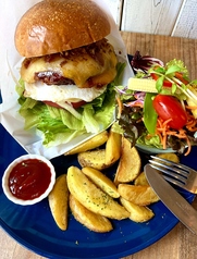 チーズエッグバーガー