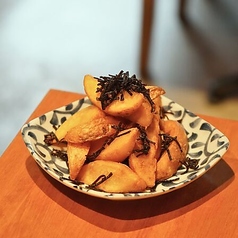 ポテトフライ塩昆布和え