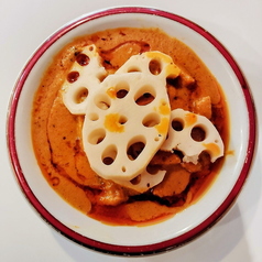 レンコンのケイジャンチキンカレー