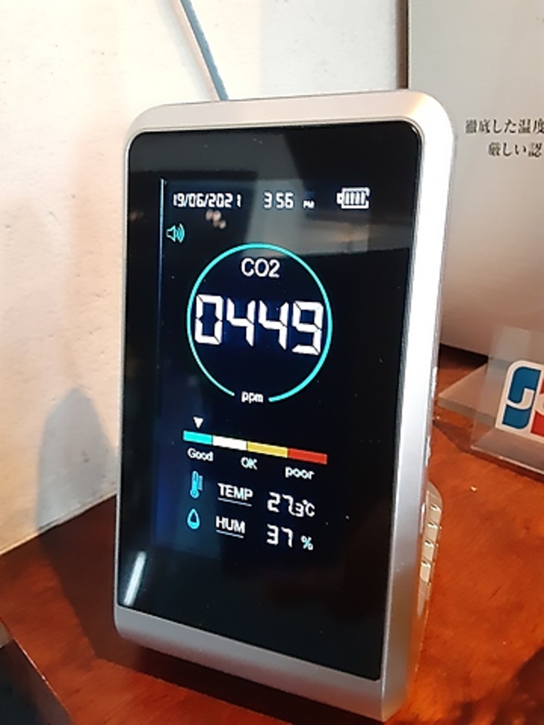 CO2濃度をデジタル化し、リアルタイムで管理。換気タイミングを逃しません！