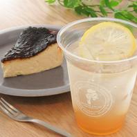 バスクチーズケーキ500円(税込)～◆濃厚＆なめらか