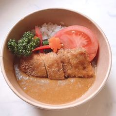 カツカレー丼