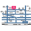 東海道線平塚駅(東口改札)北口から出て徒歩約15分。バスをご利用の場合、北口バスターミナル『4番』乗り場から神奈川中央交通バス「美術館入り口」にお乗りください。最寄りのバス停から徒歩1分で当店がございます。（ご乗車の際に運転士さんに確認されることをお勧めいたします）