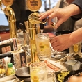 《飲みたくなったら、ひねるだけ！！》飲みたいときに、飲み物がない！注文してもなかなか運ばれてこない！そのような心配は一切無用！卓上のレバーをひねるだけでハイボールが飲めるので待ち時間もストレスもゼロ！