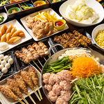 とりの蔵自慢の焼き鳥や逸品料理、お鍋が楽しめる各種宴会コースをご用意しております◎