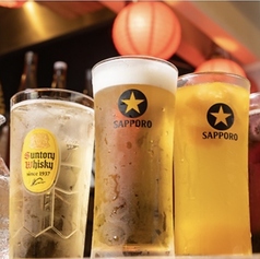 キンキンに冷えた生ビールで乾杯！