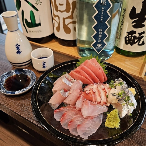 季節の日本酒と本格的な天ぷら、鮮魚刺身を蒲田で美味しい天ぷらで飲める居酒屋！