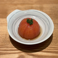 トマトの出汁漬け