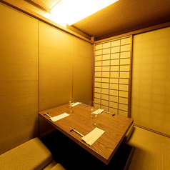 【円山｜3～4名様】渋谷での接待や大切な方とのお食事に本格的な和食を。扉付の完全個室は、接待・会食等の大事なシーンでのご利用にもおすすめです。