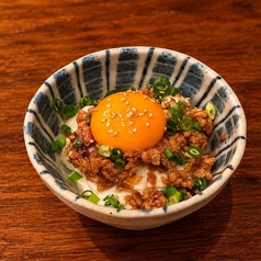 月見鶏そぼろポテサラ