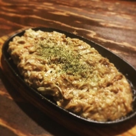 大好評！かくれ道の【鉄板もんじゃ】