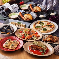 おだしとワインとお料理と。motto のコース写真