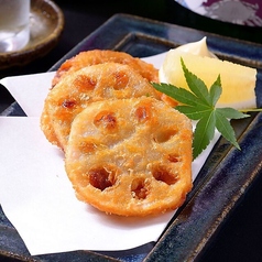蓮根の挟み揚げ