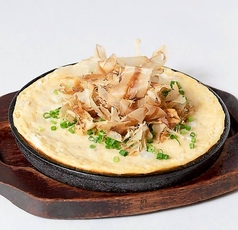 とろろと納豆の鉄板ステーキ