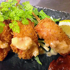 もろこし生ハムフライ