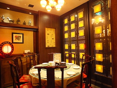 中華風円卓個室