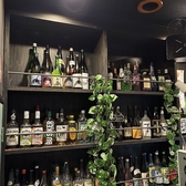 【美しく並べられたお酒の数々☆】豊富な種類と選び抜かれた品質を誇ります。ビールや焼酎、カクテル、ワインまで、どれも楽しめる充実した心躍るラインアップです♪