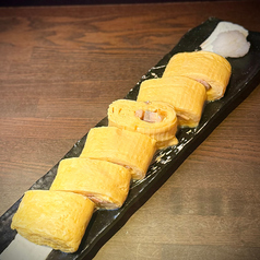 サーモンINだし巻き卵