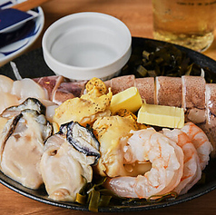 築地直送の新鮮な海鮮を贅沢に使用した逸品