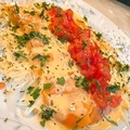 料理メニュー写真&nbsp;新玉ネギサーモンカルパッチョ