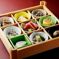 彩鮮やかなおばんざいも◎