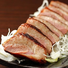 合鴨スモークの炭火炙り焼き