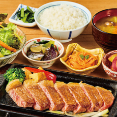 本日の国産黒毛和牛サーロインステーキ定食