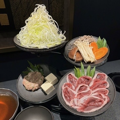 純血統アグー豚しゃぶしゃぶ 逸 枚方市駅店のコース写真