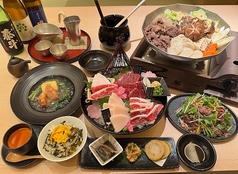 桜馬亭のコース写真