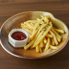 普通のポテトフライ/博多明太クリームチーズ春巻き