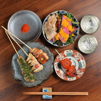 宴会・貸切大歓迎◎絶品焼鳥を味わう飲み放題付きコース