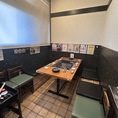 会社仲間との飲み会や女子会におすすめ！半個室タイプの6名様用テーブル席をご用意しております。他のお席と十分に距離が置かれておりますので、周りを気にせず会話をお楽しみいただけます◎当店のおいしい料理とお酒とともに、大切な方々と素敵なひとときをお過ごしください！