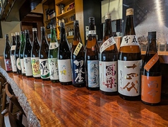 日本酒の種類多数ございます