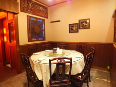 中華風円卓個室