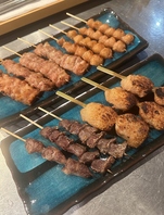 【素材への拘り】知床どりを使用した焼き鳥をご堪能。