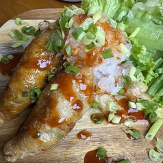 せらの鶏皮餃子（ヤンニョムおろし）