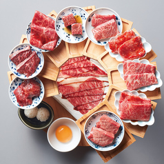 黒毛和牛入り 贅沢焼肉十段盛り