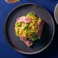料理メニュー写真&nbsp;和牛の柚子胡椒 &nbsp;スパゲッティーニ