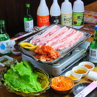 本格的な韓国料理を種類豊富にご用意しております◎