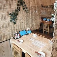 落ち着いた店内でゆったりお過ごしいただけます☆