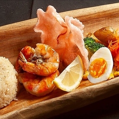 ガーリックシュリンプ&ガーリックライス