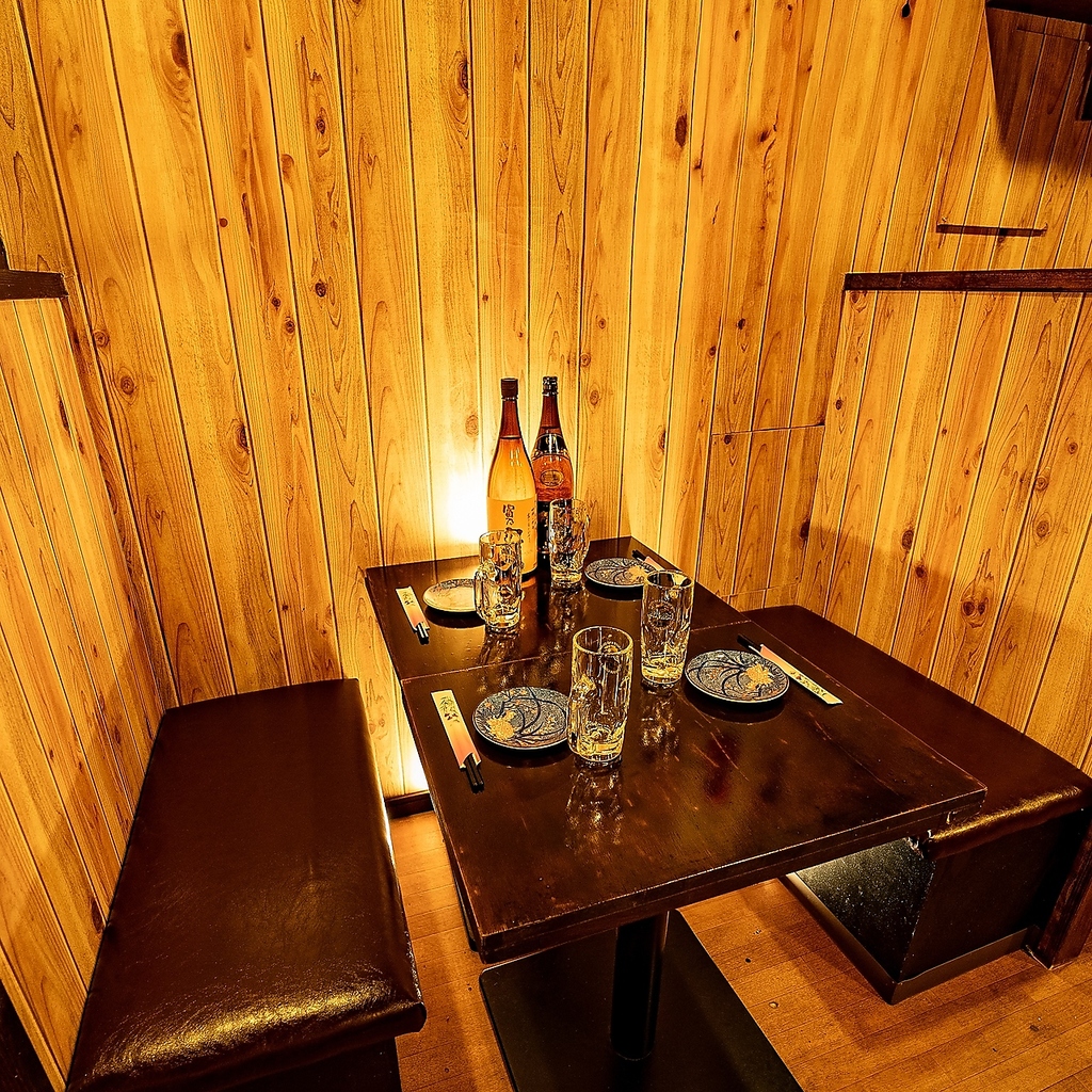 和風個室で楽しむ本格炭火焼き鳥&串焼き