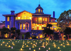 ジェームス邸のコース写真