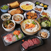 お酒が進む逸品を多数ご用意！