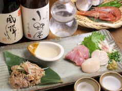 新鮮な魚介類のみ使用した料理の数々に舌鼓