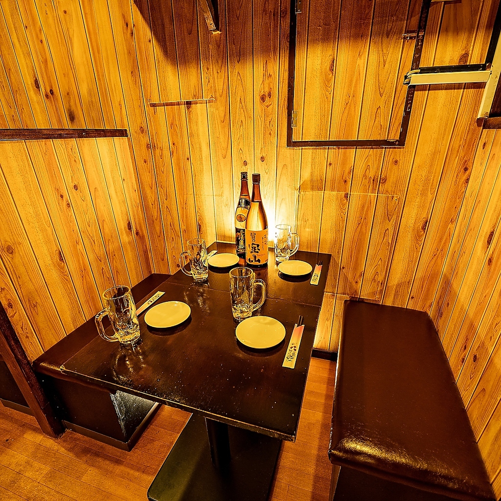 和風個室で楽しむ本格炭火焼き鳥&串焼き