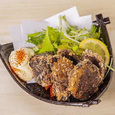まぐろ血合い竜田揚げ